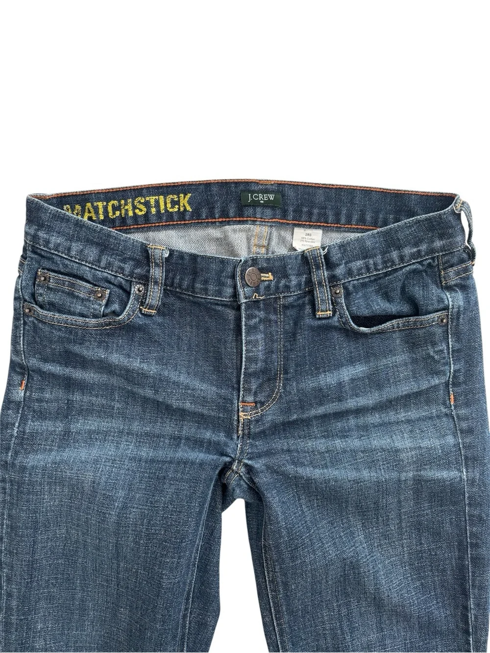 J. Crew Matchstick Women’s Medium Wash Blue Straight-Leg Jeans